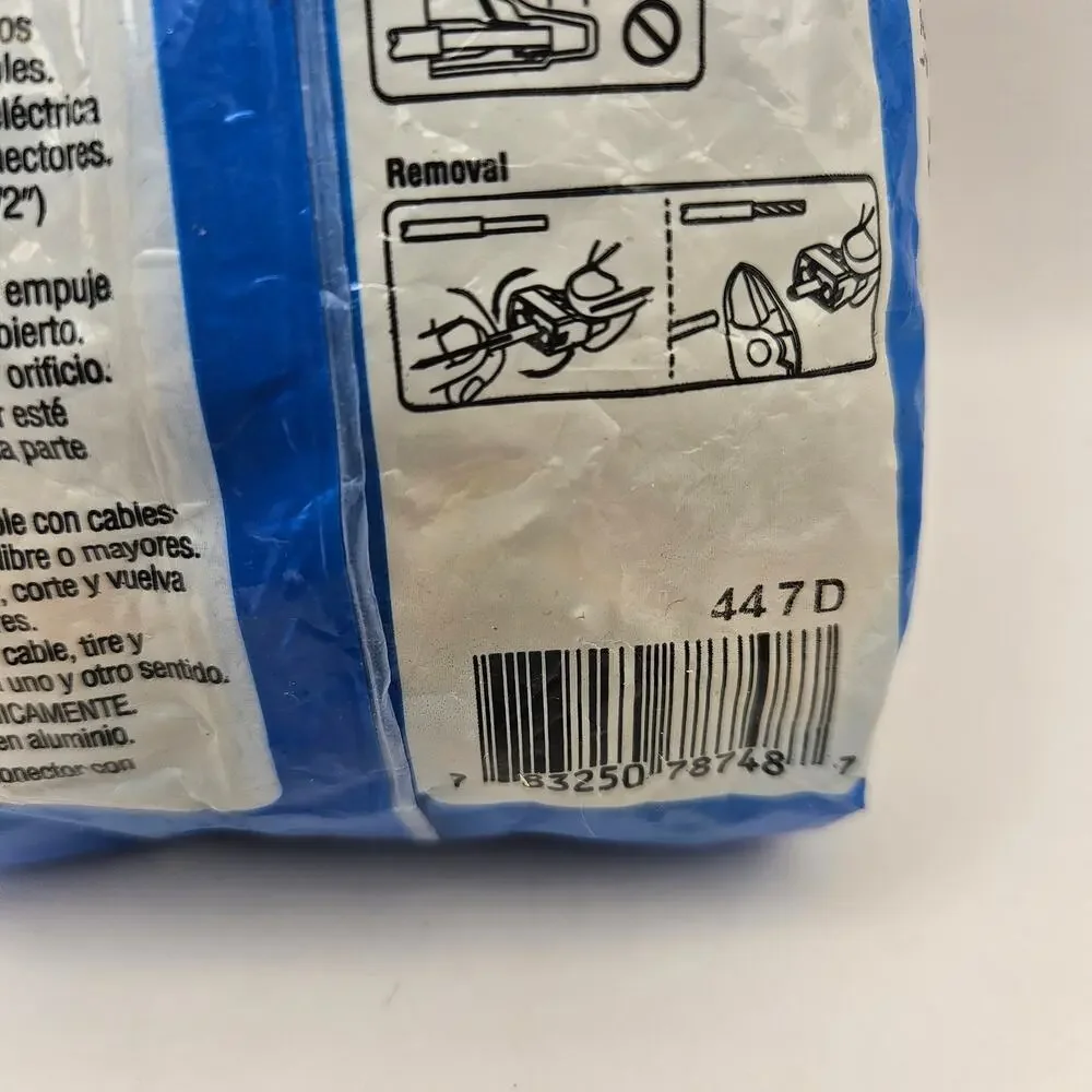 IN-SURE PUSH IN WIRE CONNECTORS 3-PORT #20-#12GAUGE/CALIBRADOR 145PCS
